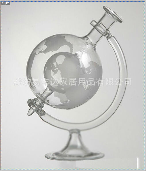 Borosilicate glass vodka bottle