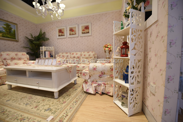Gj yh12040 holz kunststoff ecke bücherregal weià wohnzimmer home ... Küche holz oder kunststoff