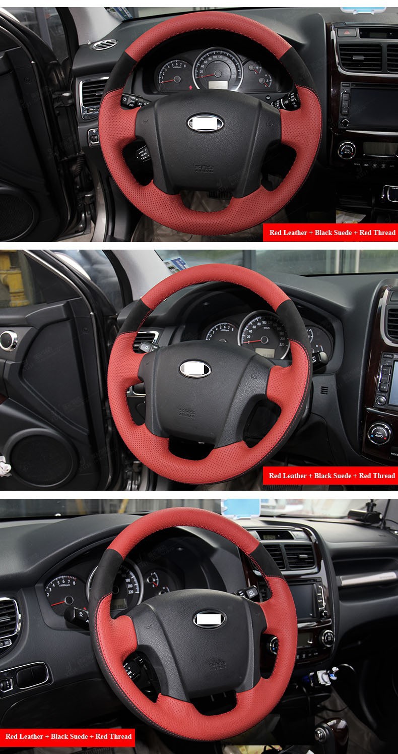 Steering Wheel Cover for Kia Sportage 2 2005-2010 2009 Sportage 2