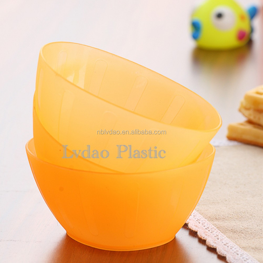 Oemカスタマイズされたカラフルなプラスチック食品グレードサラダボウル経由lvdao仕入れ・メーカー・工場