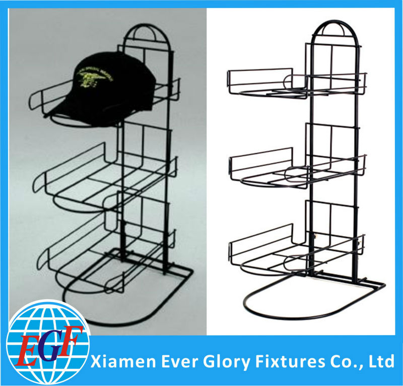 Metal Wire Slatwall Basketball Cap Display Rack Buy Cap Display