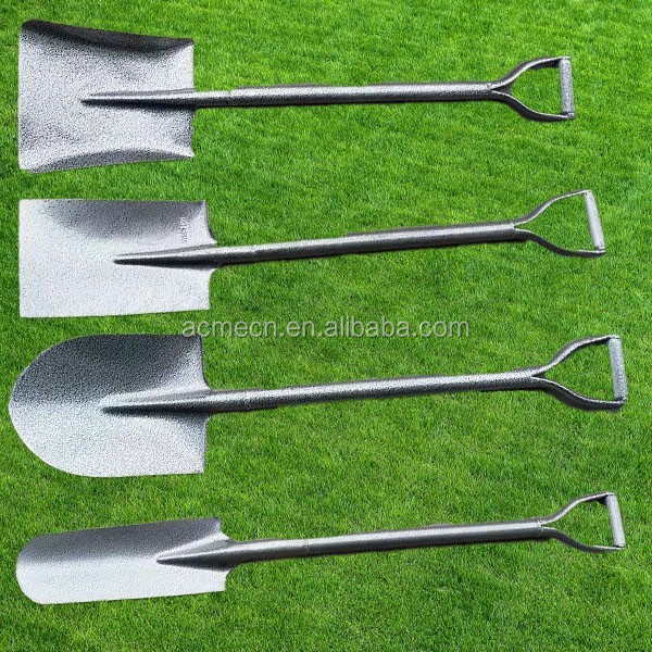 shovel spade construction tool, all steel square shovel for