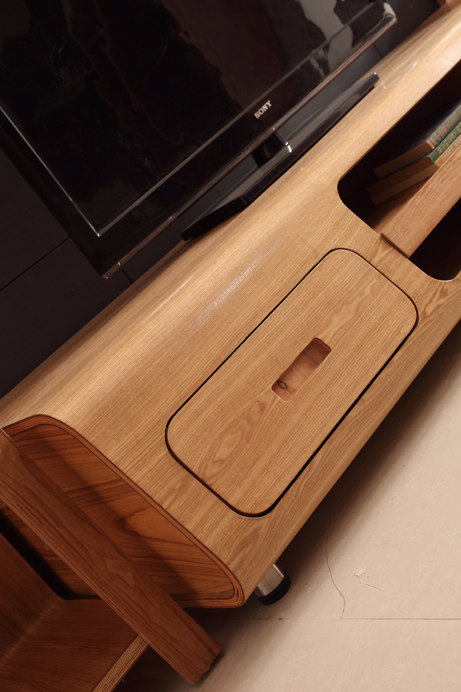 Houten lcd tv hal showcase kast woonkamer meubels ontwerpen houten ...