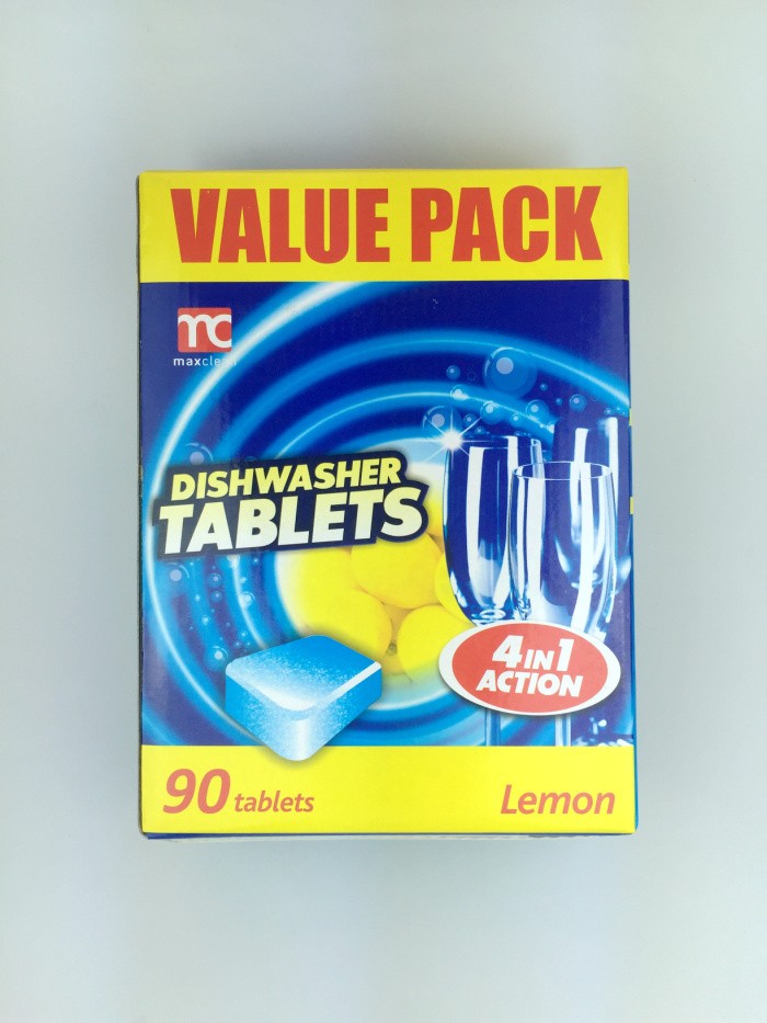 Mini Dishwasher Tablet 90 Pcs Dishwasher Tablet All In One No Phosphate