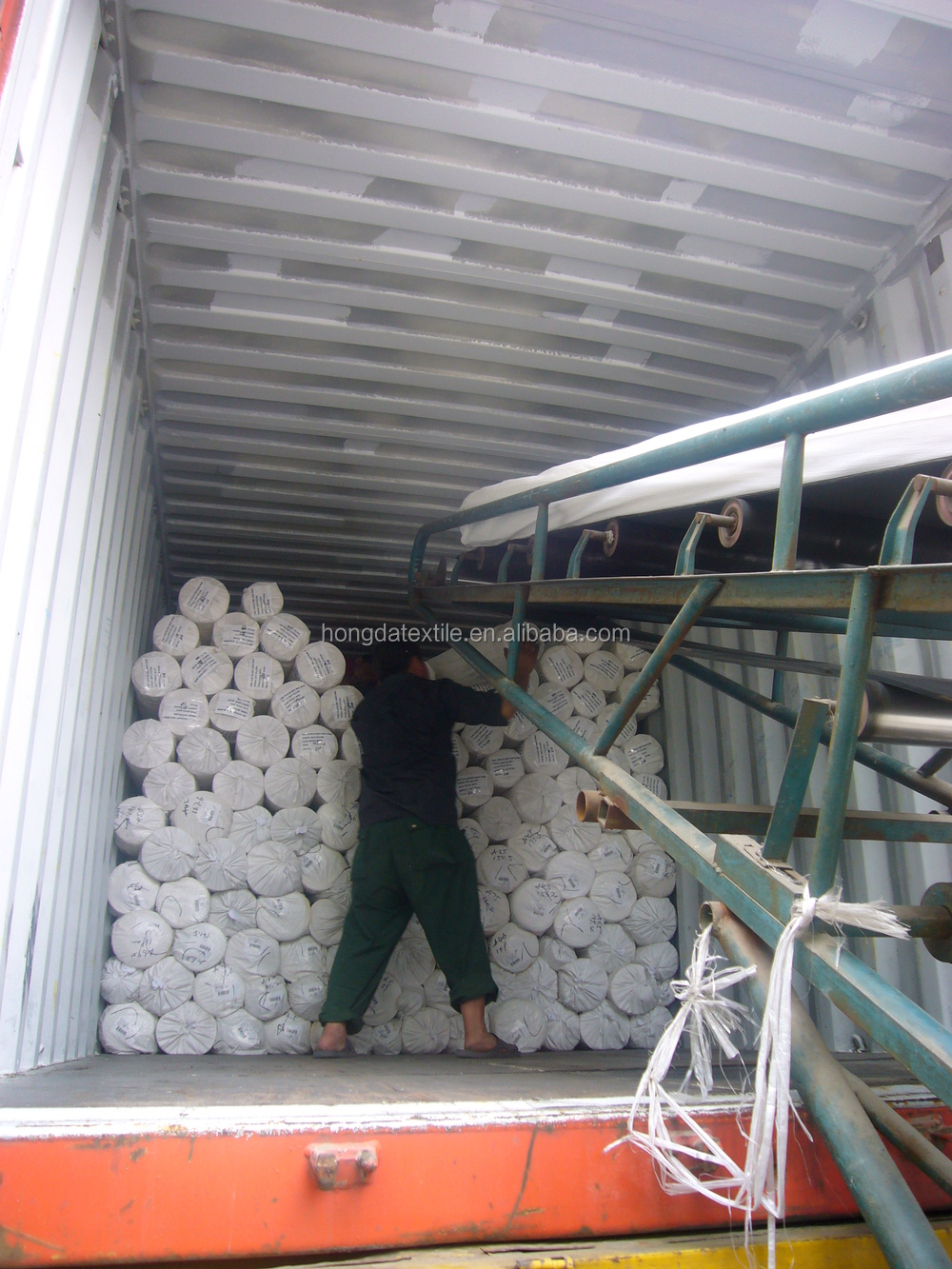500tc100％ベッドのシーツのためのエジプト綿の生地仕入れ・メーカー・工場