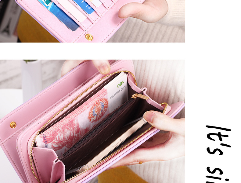 2015新着ブランド女性財布、 カラフルでファッションpuレザー多機能のある女性財布カードスロット72。仕入れ・メーカー・工場