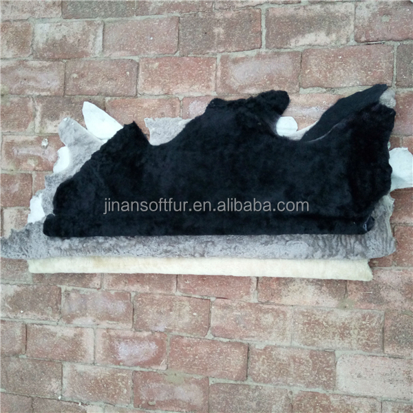 china factory sheepskin shearling leather hide fur