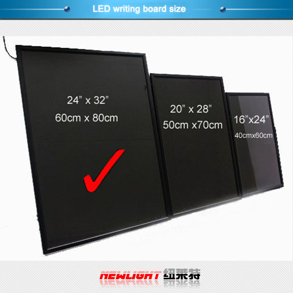 2014 new inventions products new high tech product led writing board/led  board