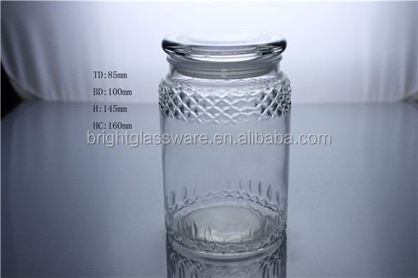 Storage Bottles Jars Use And Glass Material Transparent Glass