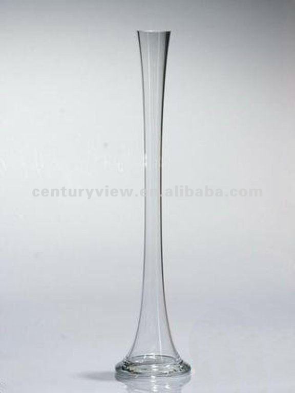 Tall Clear Eiffel Tower Glass Vases