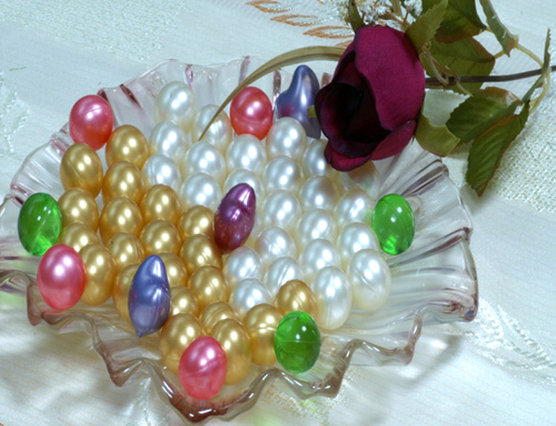 Wholesale 3.9g Pink Pearl Roundshaped Bath Oil Bath Beads Raspberry