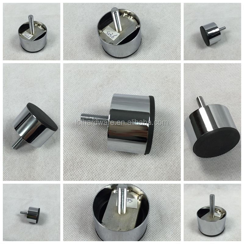 熱い販売のモダンなソファの脚クロム50*35mm短い仕入れ・メーカー・工場