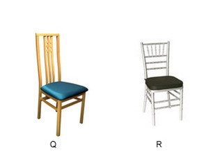 Yhc#105オーガンザの椅子のバックハンドメイドフラワー- ポリエステルの宴会の結婚式の卸売安いキアヴァリ椅子カバー問屋・仕入れ・卸・卸売り