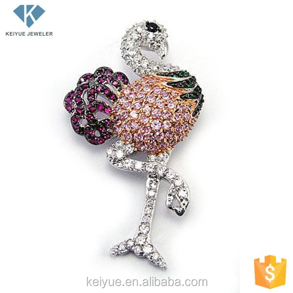 colorful ostrich design quantum pendant japan technology