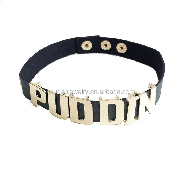 sammenbrud hun er Champagne Source Harley Quinn PUDDIN Choker Necklace Suicide Squad Collar Neck  Necklace Halloween Cosplay Choker Pop Culture Letter Necklace on  m.alibaba.com