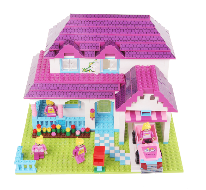 卸売教育おもちゃのブロックの建物の夢ausini王女の女の子のための屋内少しおもちゃゲーム問屋・仕入れ・卸・卸売り