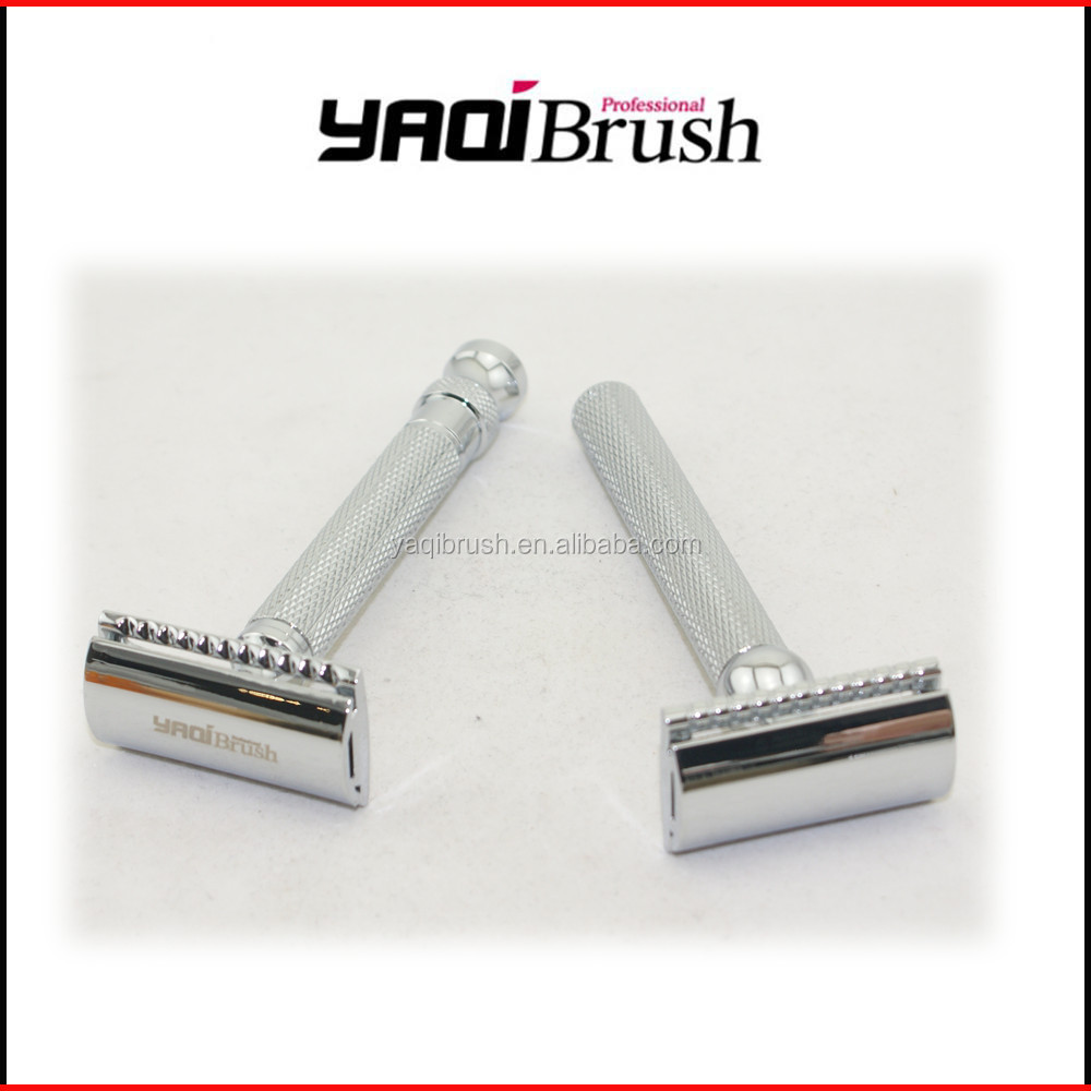 shaving set chrome double edge safety razor