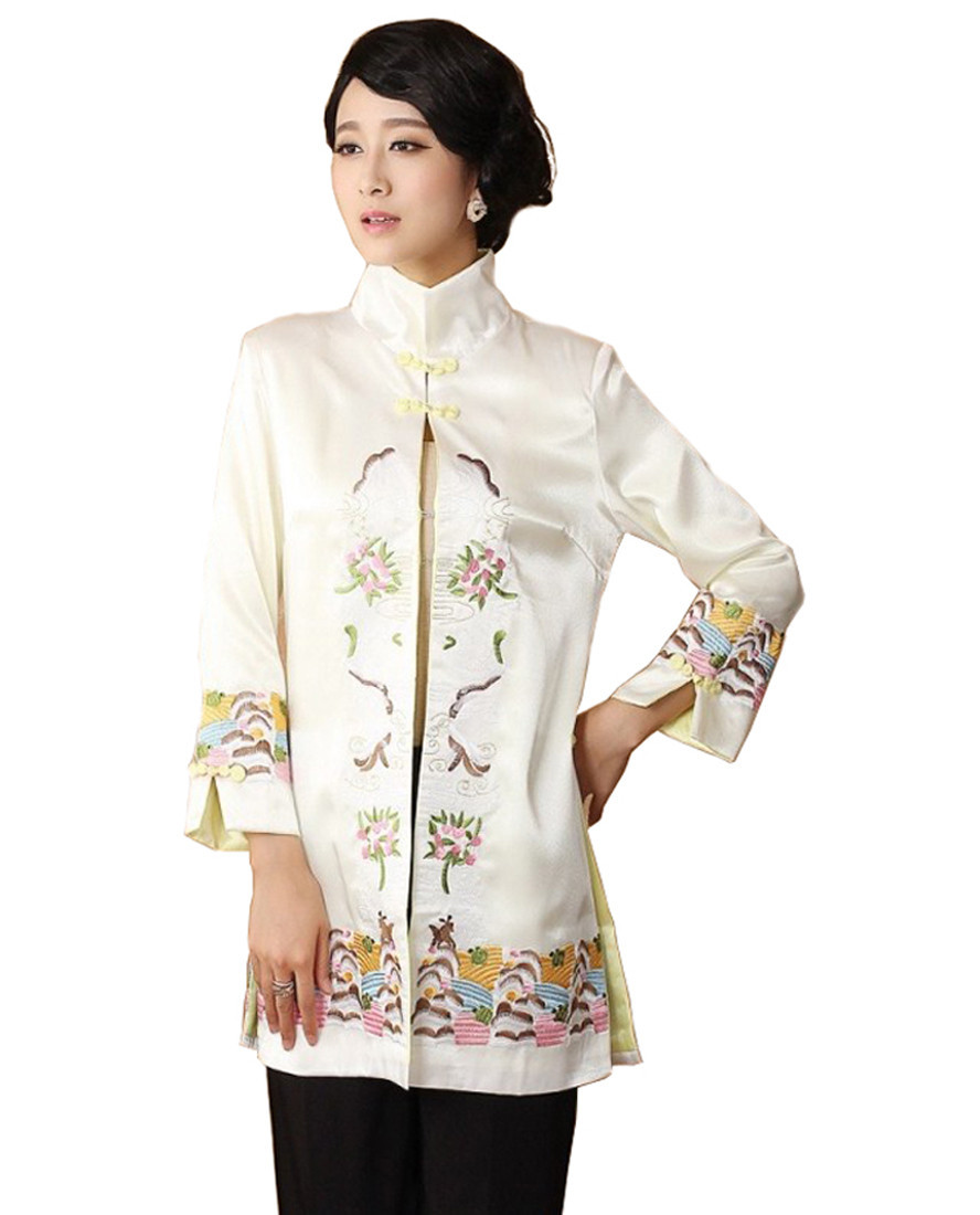 красный традиционный китайский одежда cheongsam qipao Тан блузка Топ длинный парча вышивка траншейные пальто для женщин, Свадебная одежда красный традиционный китайский одежда cheongsam qipao Тан блузка Топ длинный парча вышивка траншейные пальто для женщин, Свадебная одежда