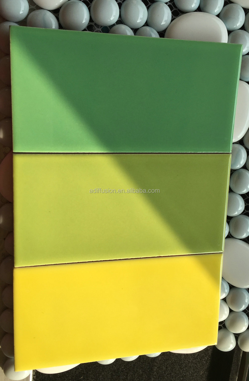 Licht groen metro tegels 7.5x15cm, 3x6 inch tegels product id ... Metro tegels grijs