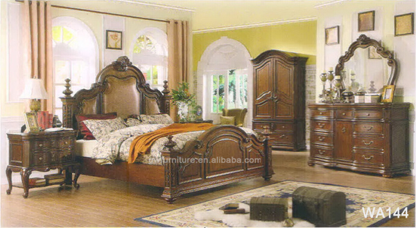 アラビアアンティークwa138純木の寝室の家具仕入れ・メーカー・工場
