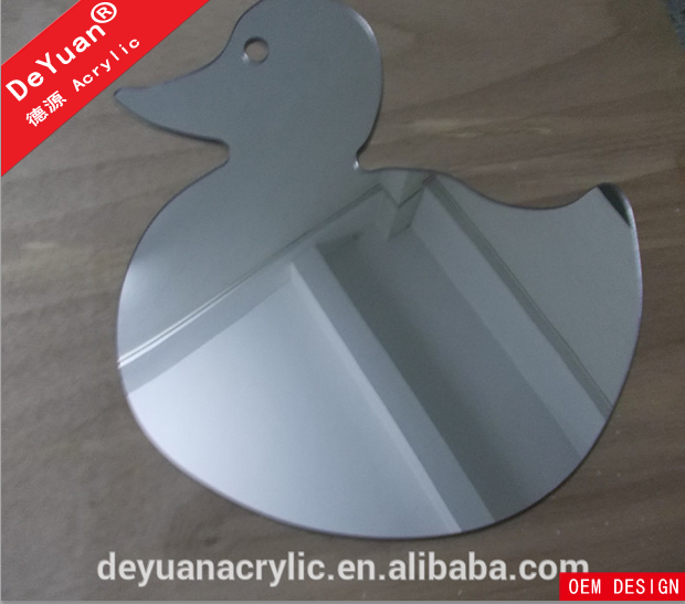 Decorative bathroom wall mirror sheet with customized shape (5).png
