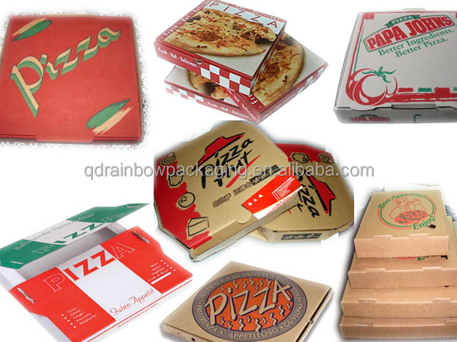 White inch Pizza box,wholesale and custome pizza box