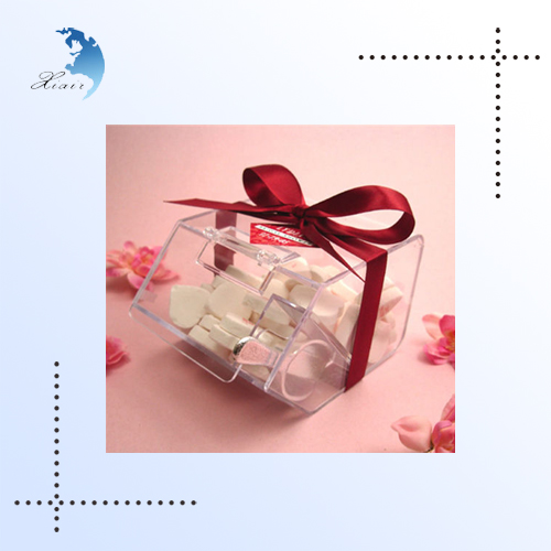 3 Tier Square Shape Desktop White Acrylic Lollipop Display Stand For Sale