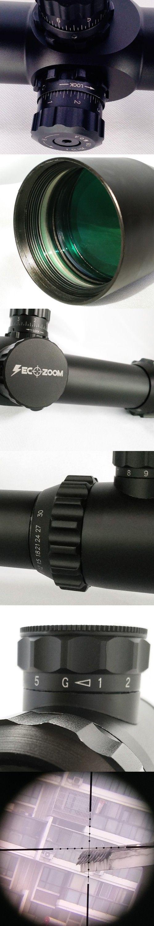 ライフル銃望遠照準器狩りsecozoom照準器ffp3- 3056ライフルスコープw/e35mm第一焦点面ロック可能な仕入れ・メーカー・工場