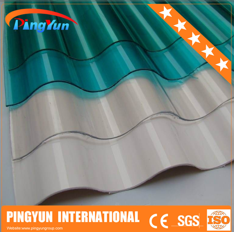 Uv Resistant Clear Plastic Sheets/solid Corrugated Pc Sheet
