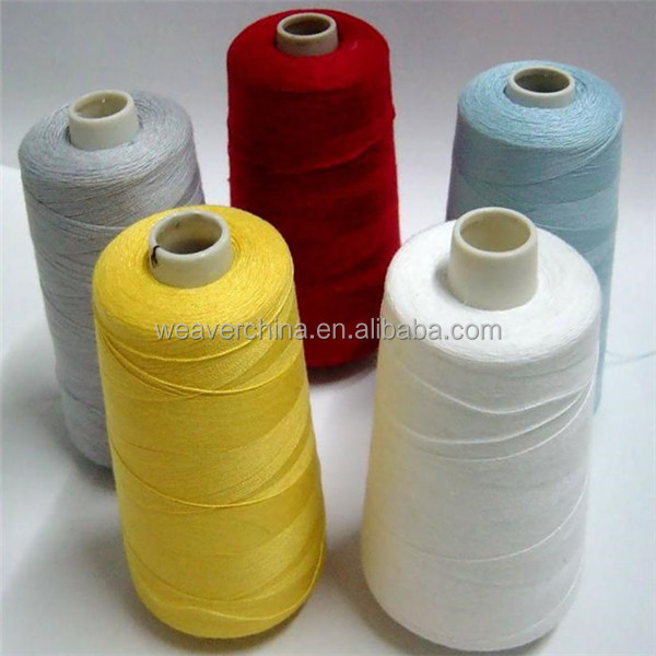 リサイクルポリエステルリングが糸を紡績染め編み物と織物のために問屋・仕入れ・卸・卸売り