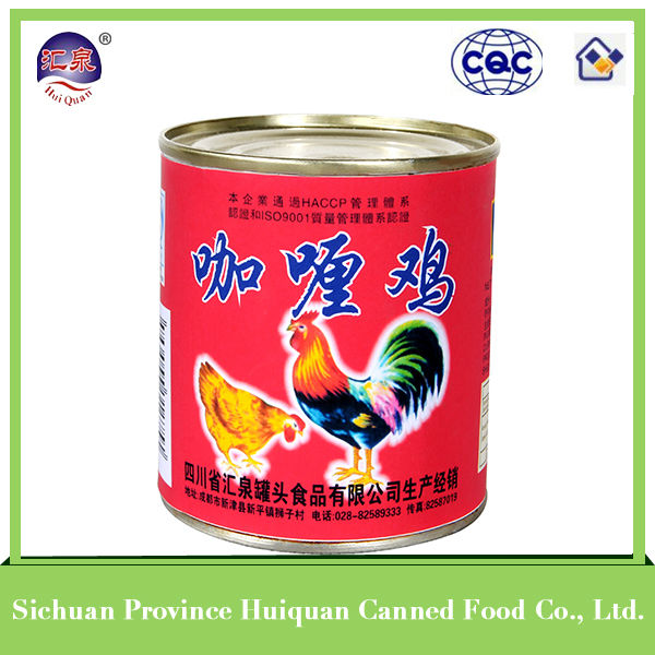 312g Canned Curry Chicken canned chicken,canned chicken luncheon meat,chicken
