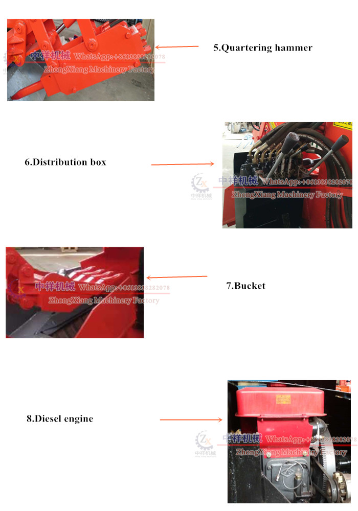 Zhongxiang underground rock mining tunnel drilling digging mini tunneling machine