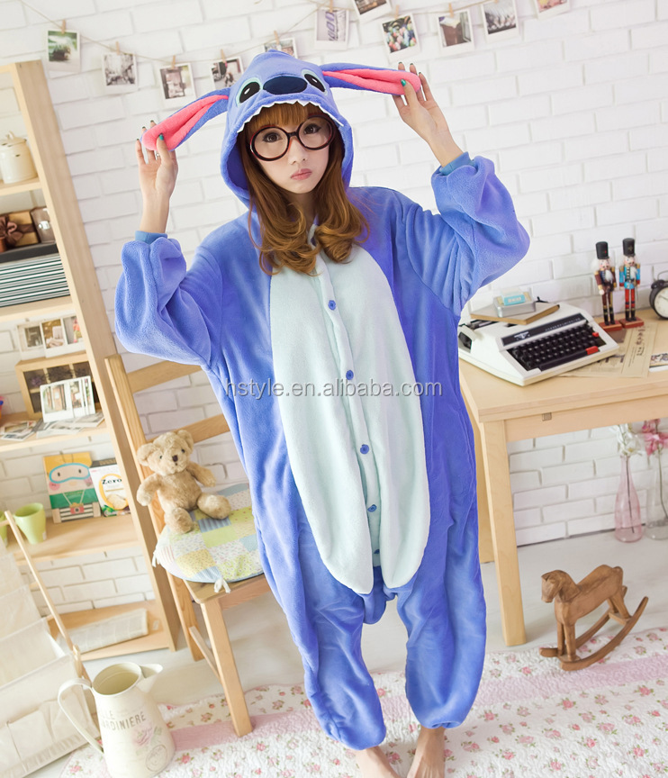 卸売クリスマス2014年大人onesie/blueステッチhfc011漫画のパジャマ仕入れ・メーカー・工場