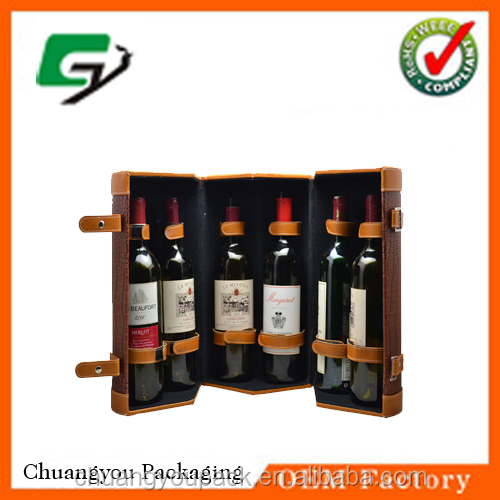 Embossing,Glossy Lamination,Matt Lamination,Stamping Printing Handling And Leather Material folder red wine case