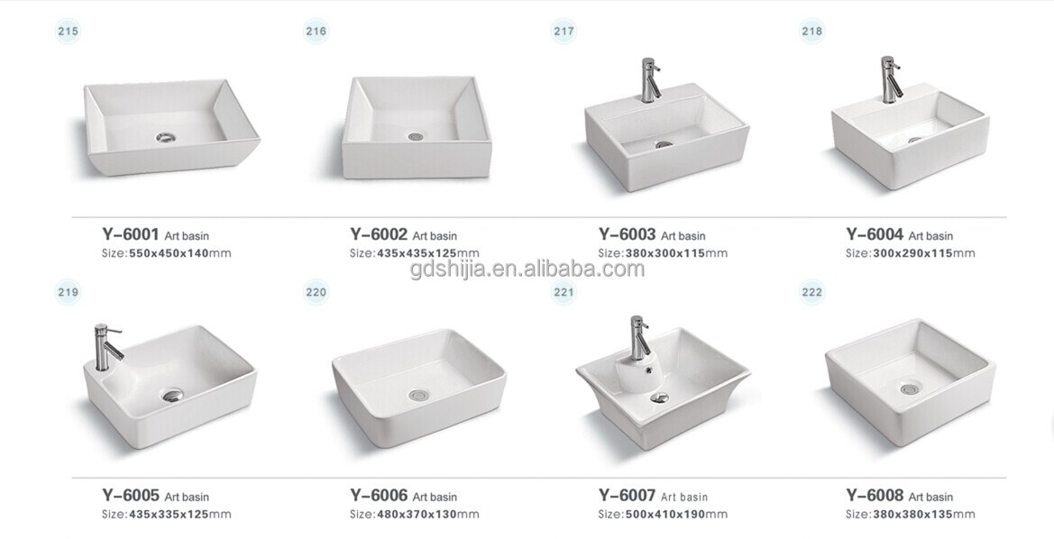 セラミック、 衛生陶器6060浴室の正方形のシンク問屋・仕入れ・卸・卸売り