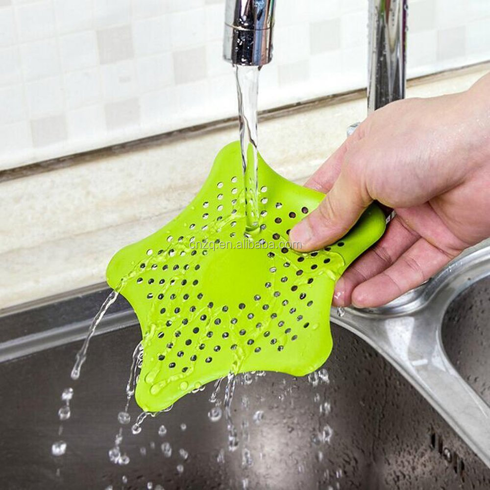 Household Kitchen Sink Filter Shower Drain Hair Catcher Stopper