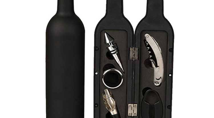 Promotional items Birthday gifts wine opener set bottle shaped bottle opener sets