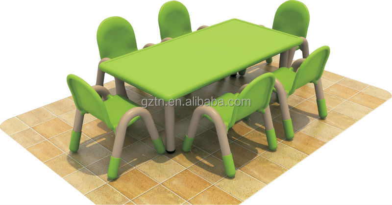新しいファッション2014年プラスチック幼稚園の椅子とテーブル仕入れ・メーカー・工場