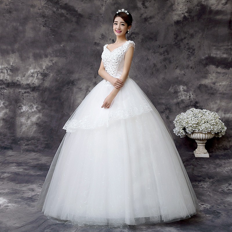 06w45 Latest Design High Quality Wedding Dresses For Fat Women