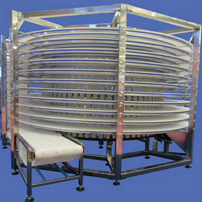 New Iqf Spiral Conveyor Food Grade Blast Freezer Iqf Cooling Freezer