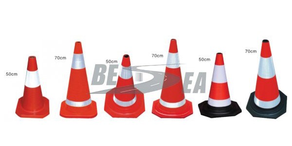 着色された耐久性のある100％のゴム交通道路安全コーンシールチャイナの製造( dh- lz- 1~6)問屋・仕入れ・卸・卸売り