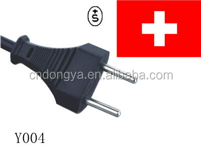 スイスの電源コードac電源コード/延長コード: vde3c7ためにプラグ欧州型仕入れ・メーカー・工場