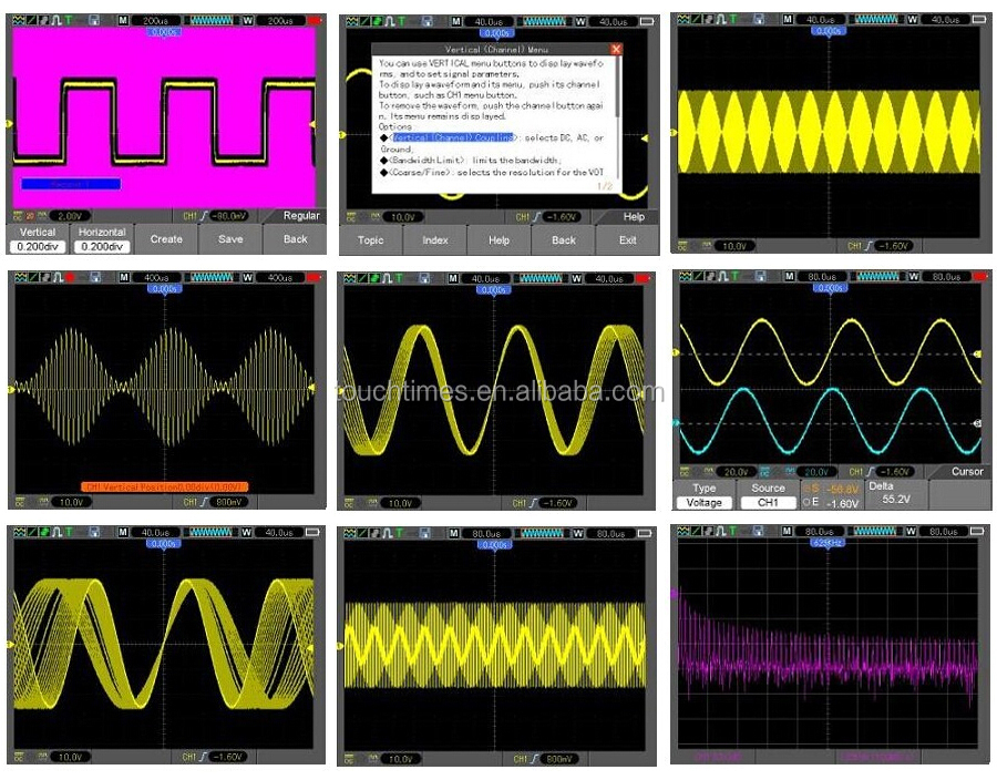 Hantek Dso8102e 6 In 1 Digital Oscilloscope/recorder/dmm/spectrum