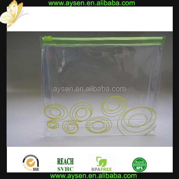 High quality clear cosmetic pvc bags