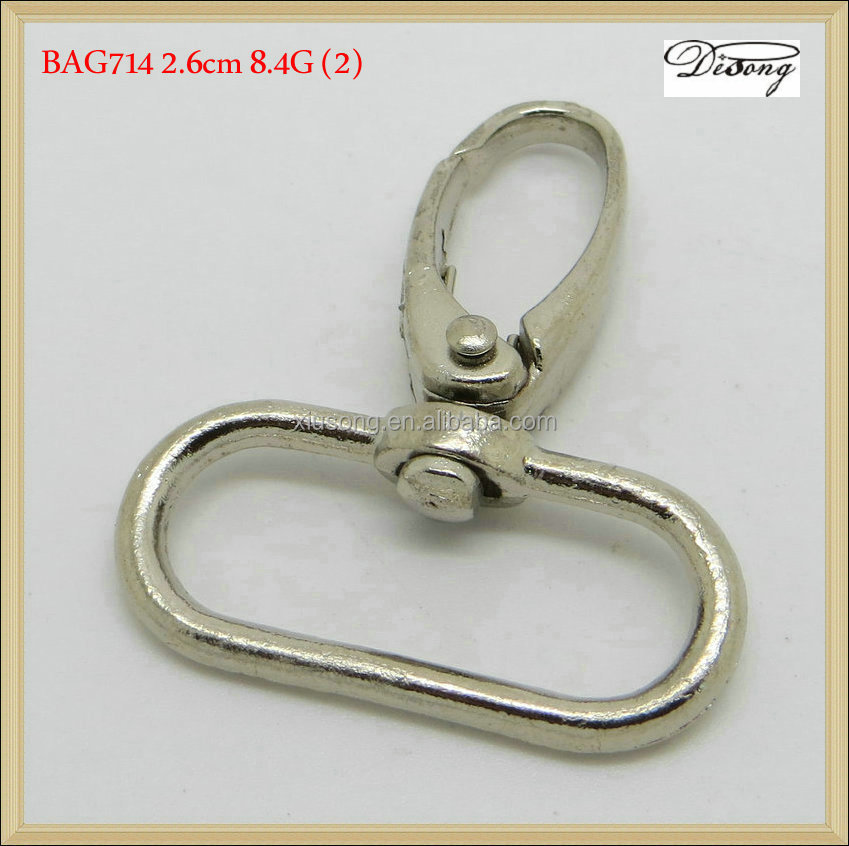 bag714銀メタルフックキーチェーンのための卸売2014年仕入れ・メーカー・工場