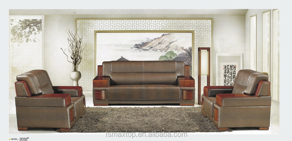 Qj- 2030#佛山本革素材と近代的な外観のソファ仕入れ・メーカー・工場