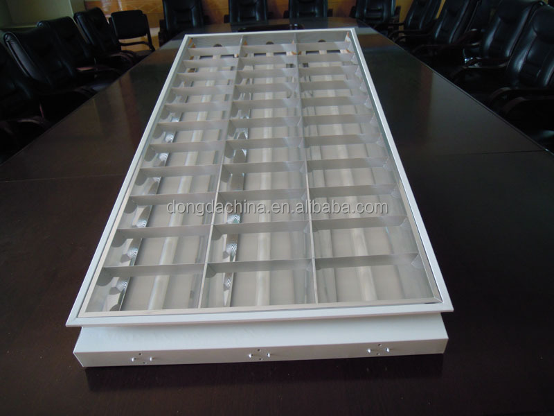 T8 Opal Diffuser Wall Mounted Louver Fittings Fluorescent Light 3 36w Jpg
