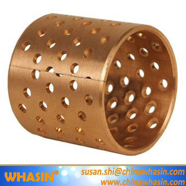 Bronze Material For Thrust Washer Flanged Cylindrical Sleeve Bushing Copper Brass Bush Wrapped Bronze Bearing.jpg