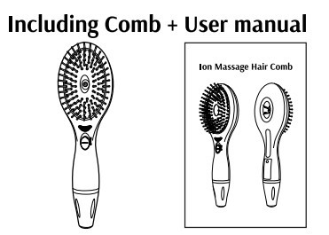 Electric Vibrating Detangling Brush Detangler Hair Comb or Brush - No More Tangle No Static