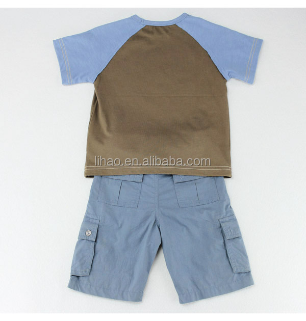安い22014年個ファッションデザインの小さな男の子の服のセット問屋・仕入れ・卸・卸売り